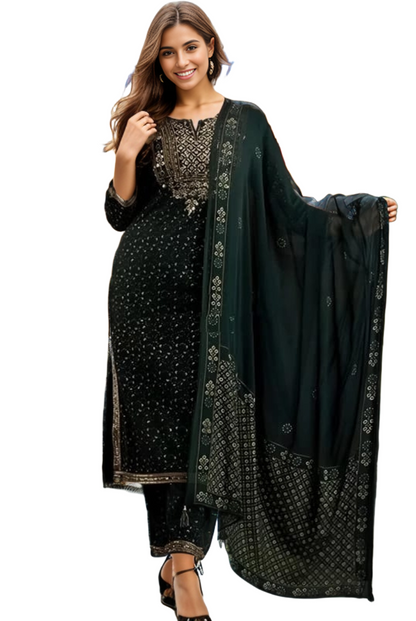 Green Salwar Suit