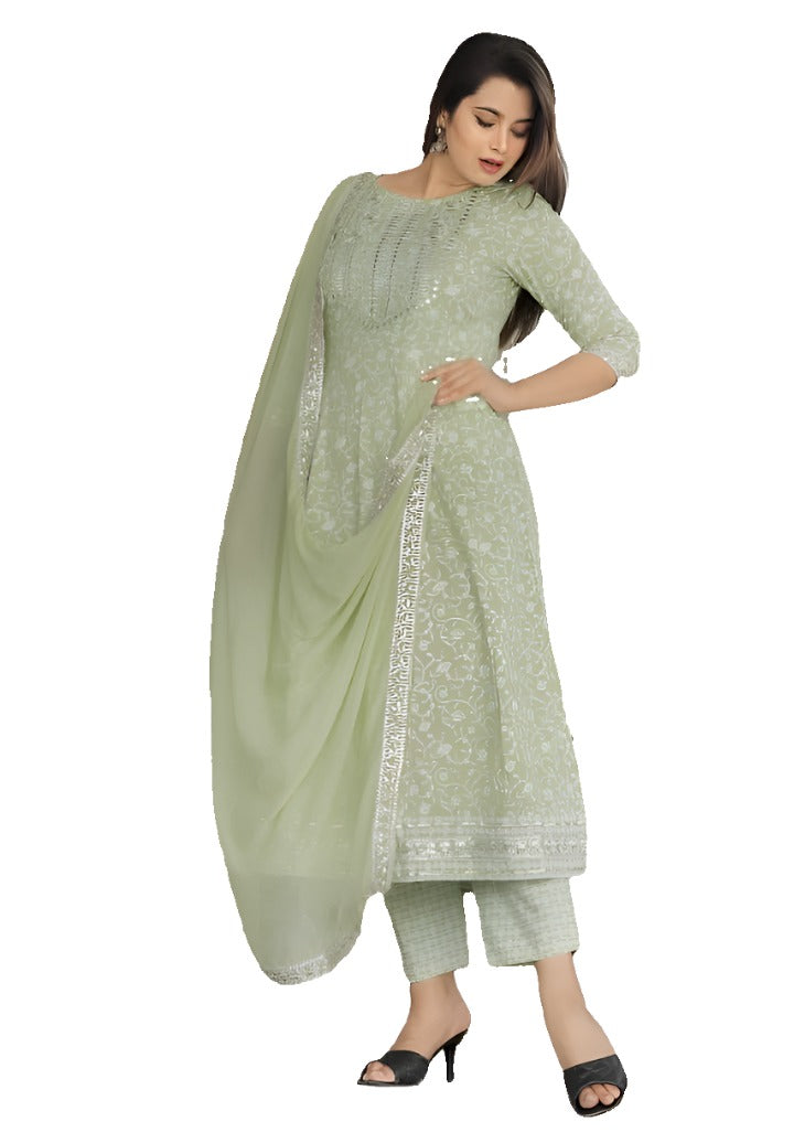 Indian Women Suit Kurti Palazzo Suit Indian Wedding Dress Readymade Salwar Kameez  Top tunic Dress Embordered Kurta Set