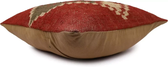 Heavy Handmade 18x18" Jute Kilim Cushion Cover Indian Vintage Pillow 18x18 - Image 4